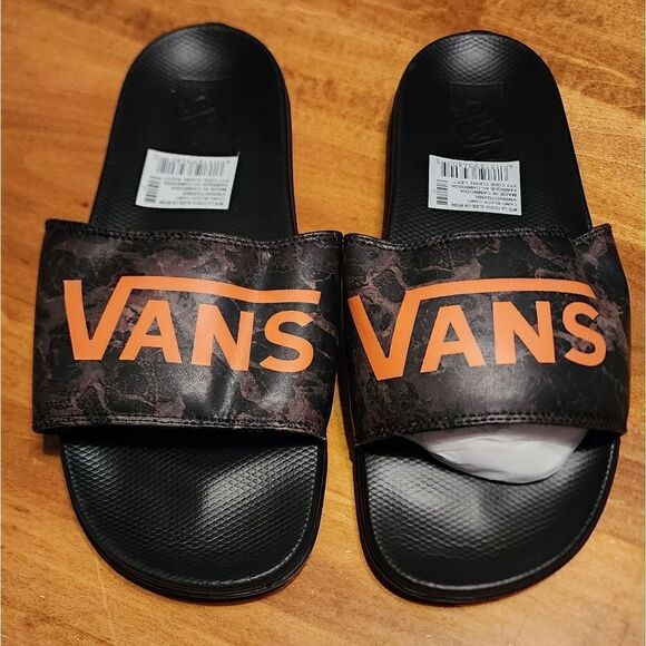 NEW Vans Camo Slides Men's Size 9 - Picture 1 of 4